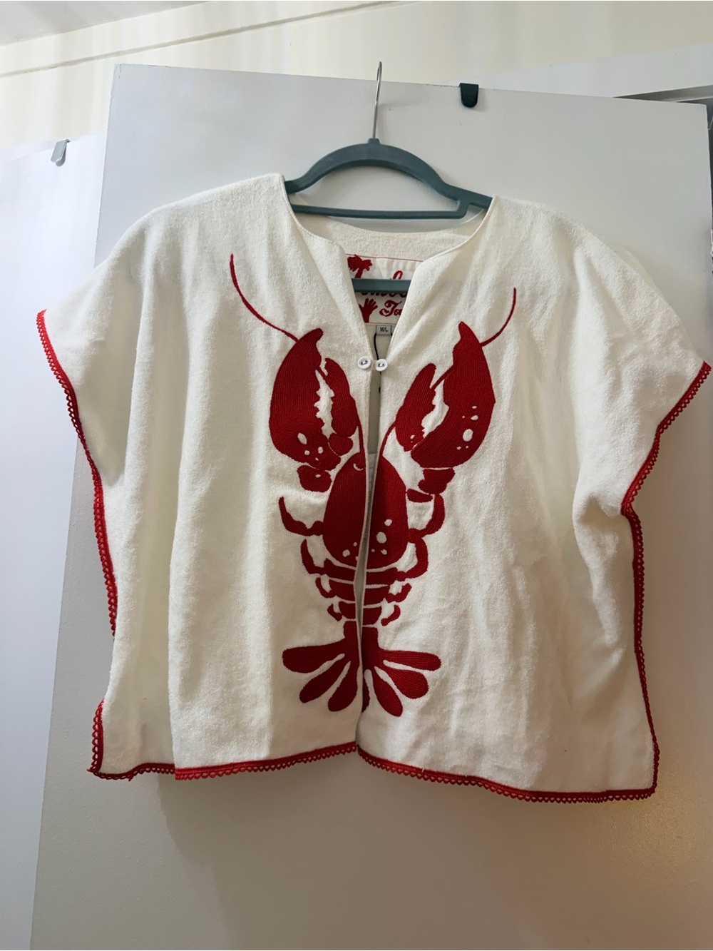 tombolo lobster terry cloth top